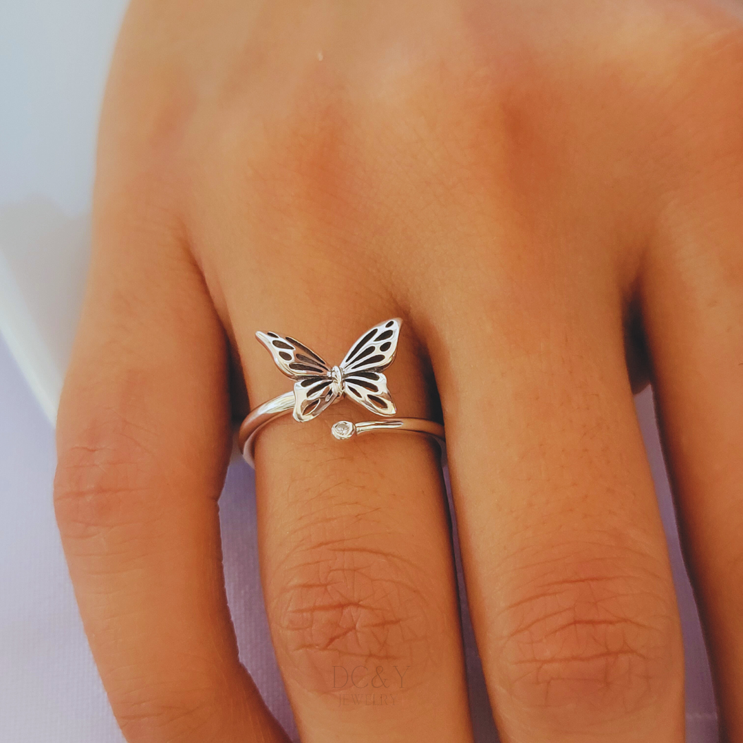 Sortija De Mariposa