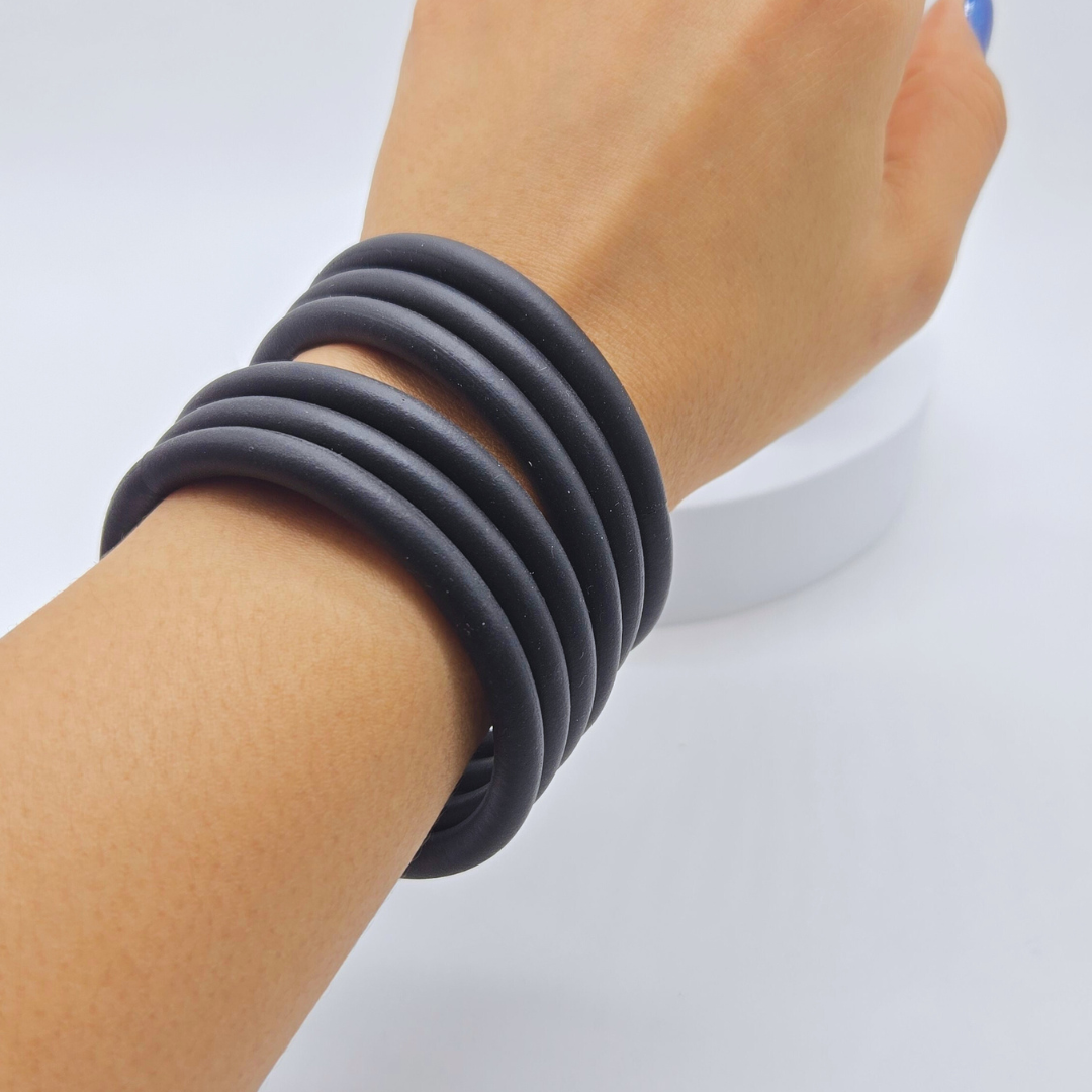 Pulsera de Goma color negra