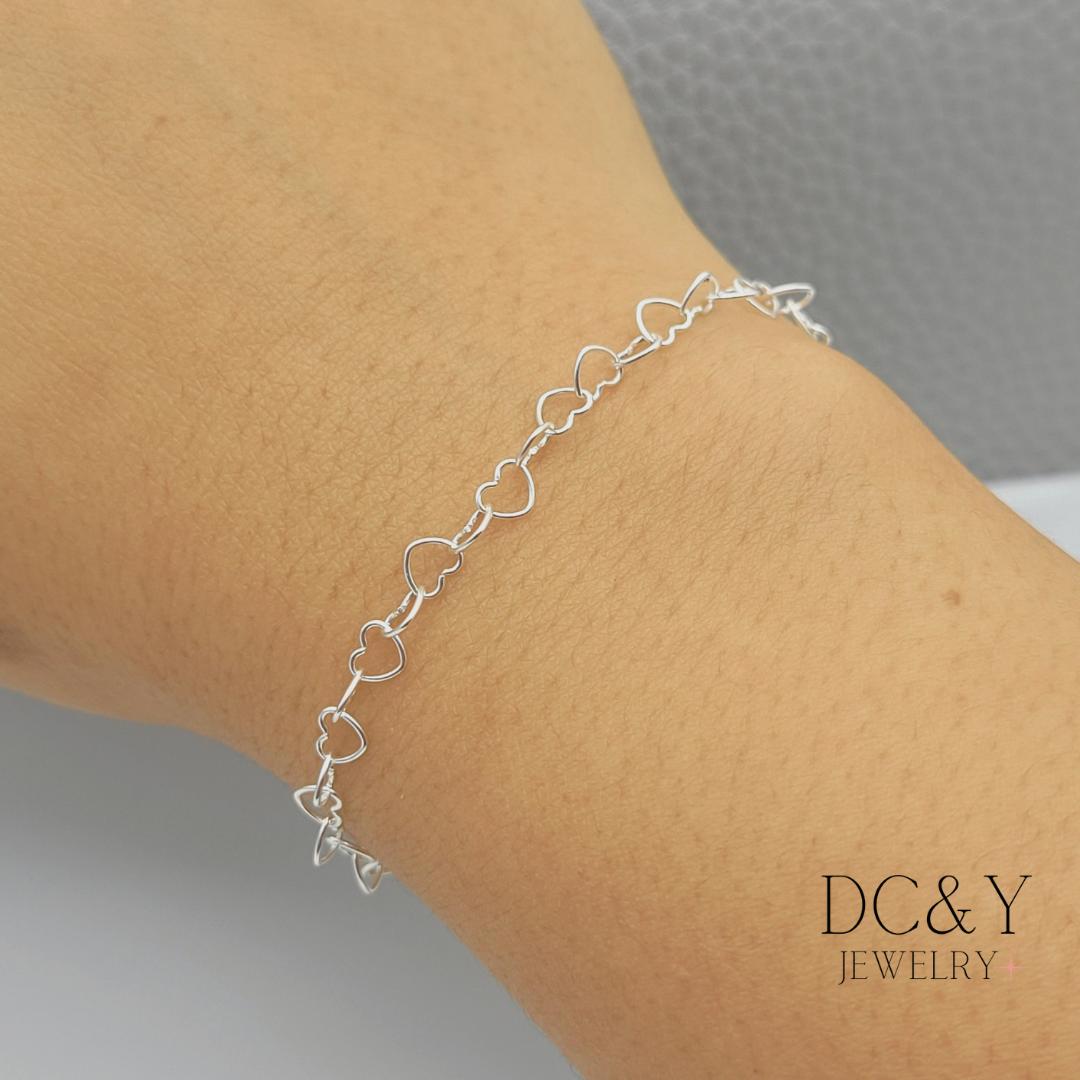 Pulsera De Corazones