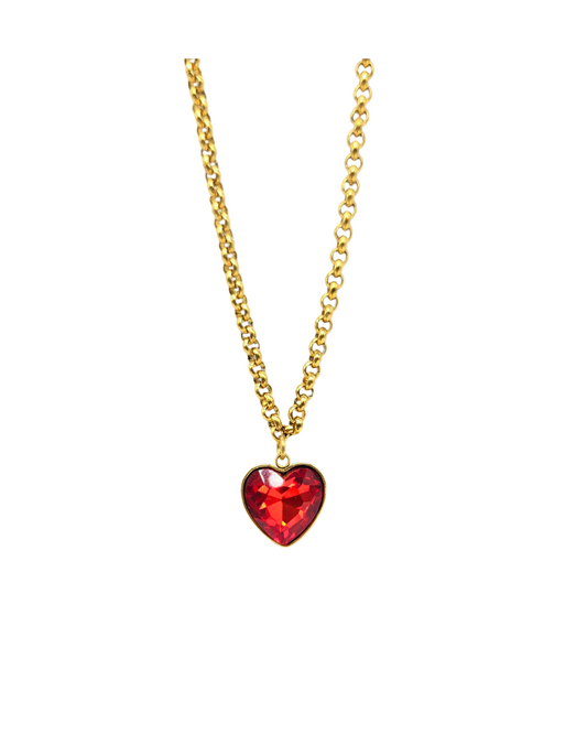 Collar Corazón Rojo