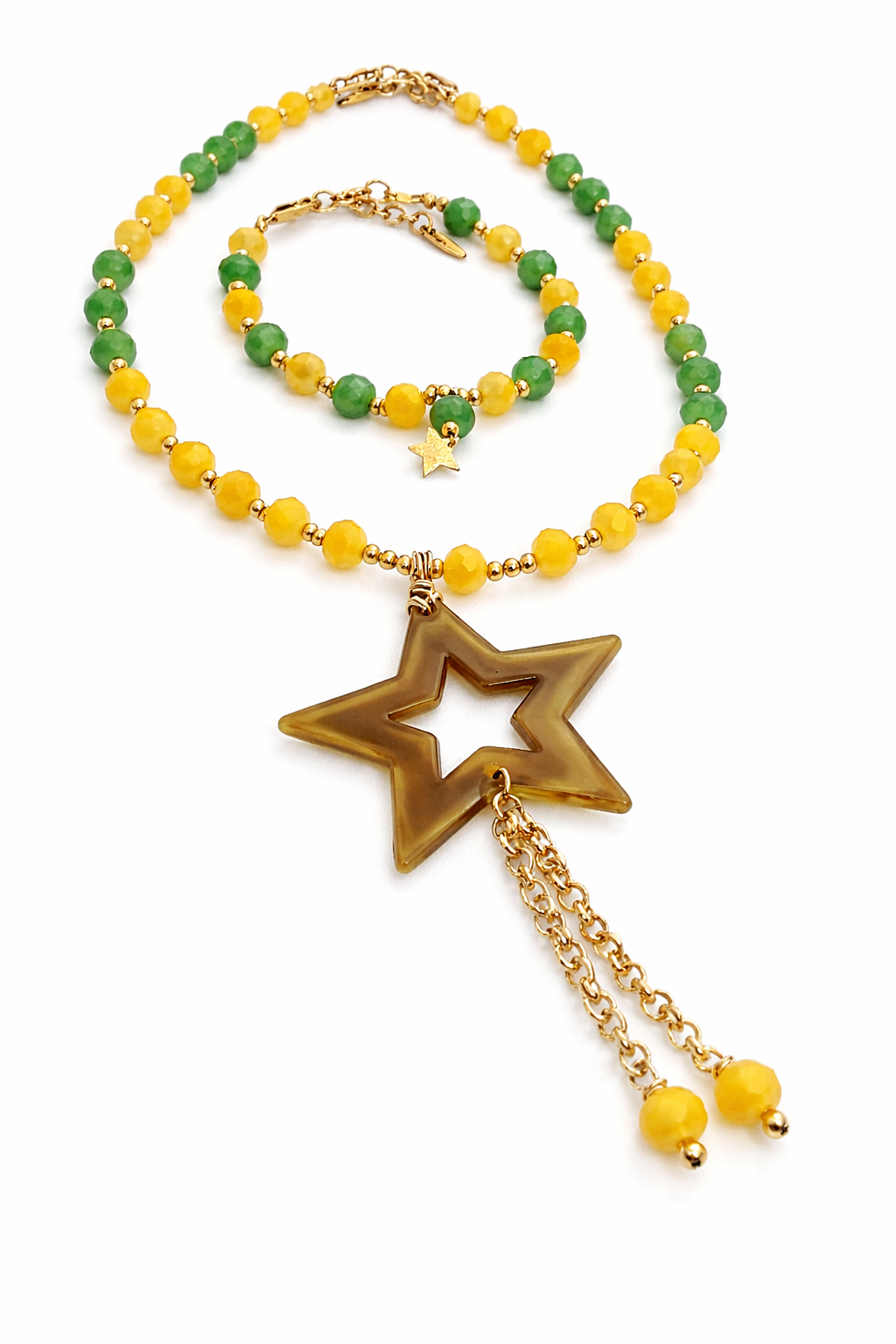 Set Verde Neon y Estrella